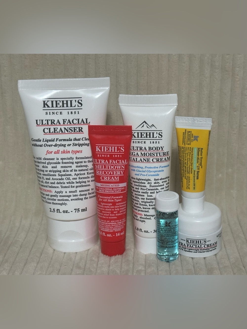 6-pc Kiehl's GWP Skincare Sample Set